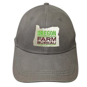 Oregon Farm Bureau Baseball Cap Brown One Size Adjustable Embroidered Dri-Duck